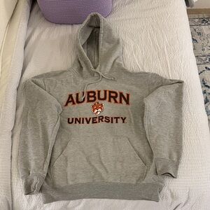 Auburn University Gray Hooded Sweatshirt